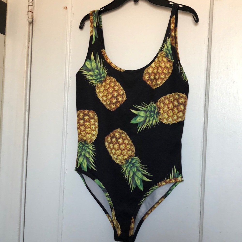 Forever 21 pineapple swimsuit